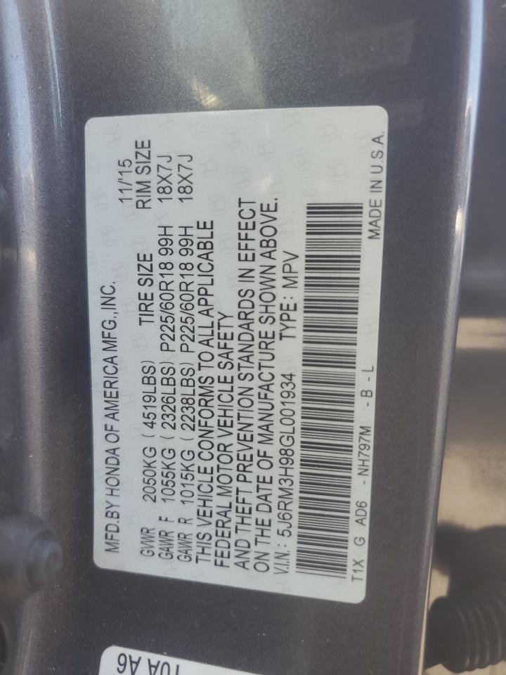 2016 HONDA CR-V