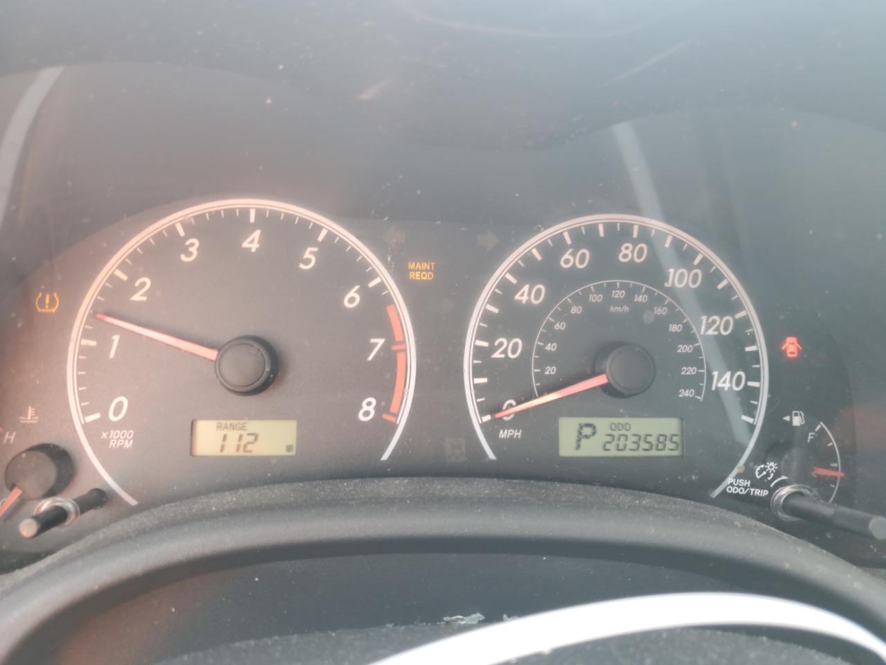 2009 TOYOTA COROLLA