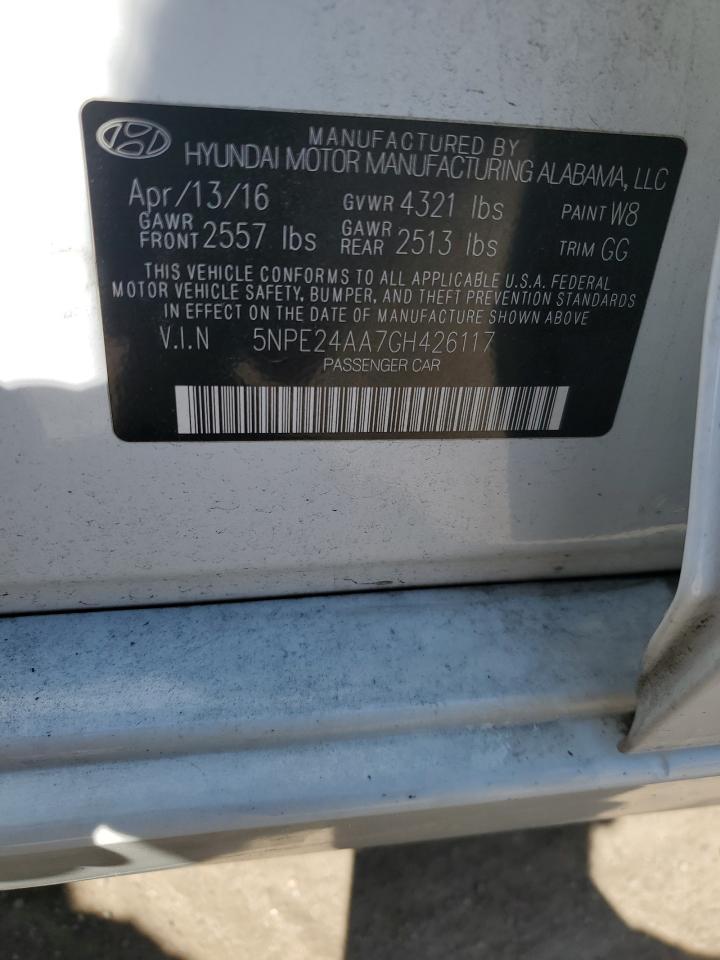 2016 HYUNDAI SONATA
