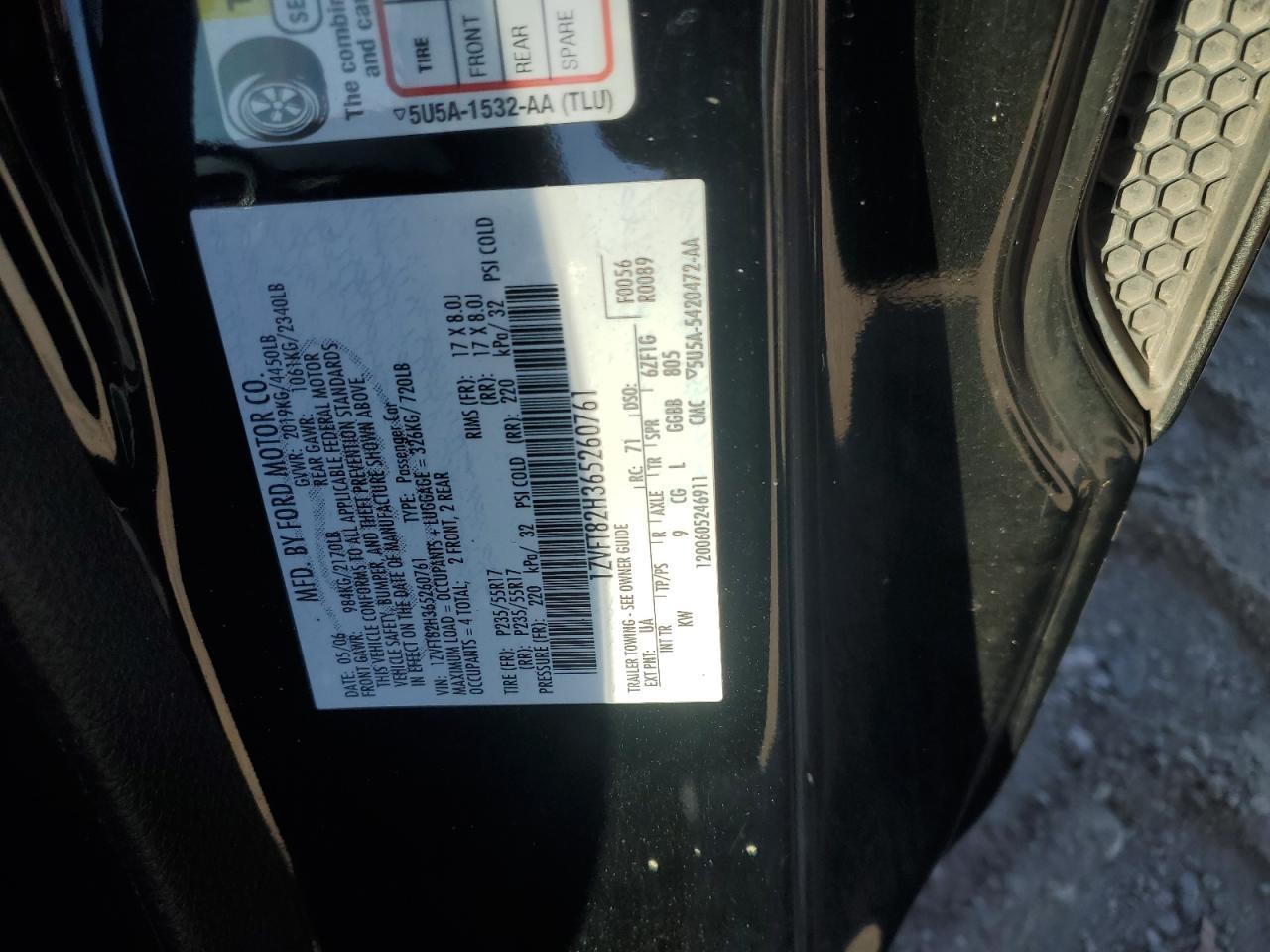 2006 FORD MUSTANG