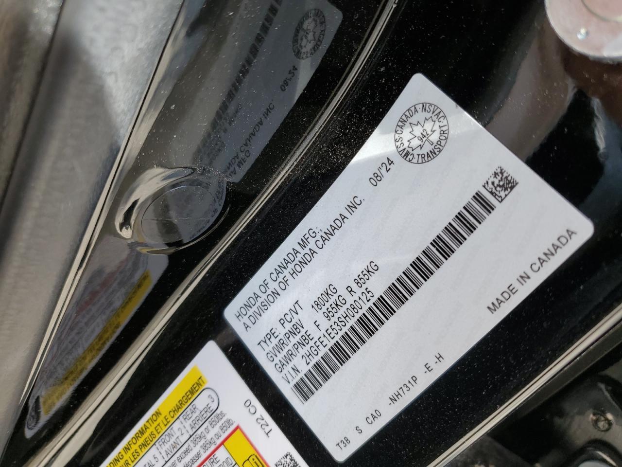 2025 HONDA CIVIC