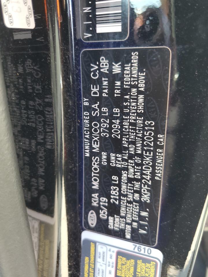 2019 KIA FORTE