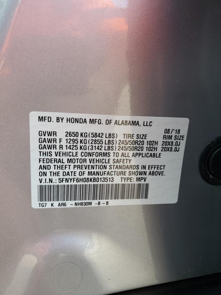 2019 HONDA PILOT