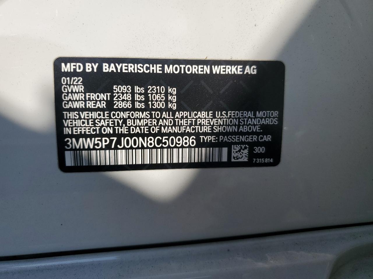 2022 BMW 3 SERIES