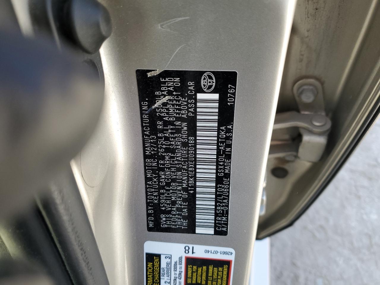 2014 TOYOTA Avalon