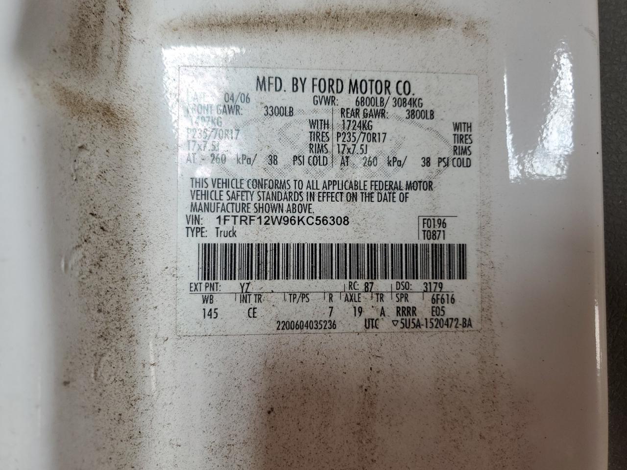 2006 FORD F-150