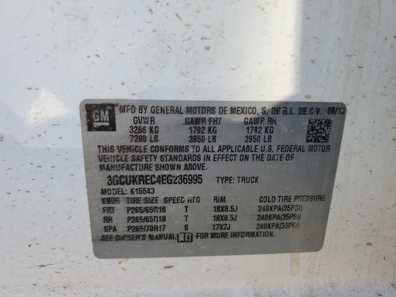 2014 CHEVROLET Silverado