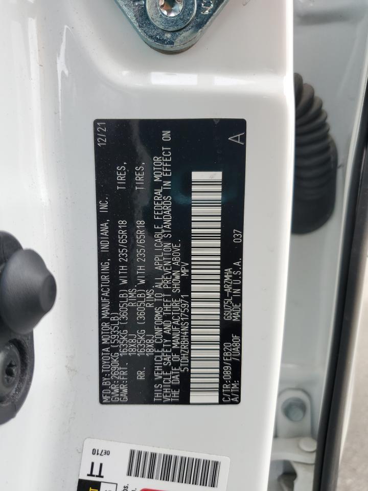 2022 TOYOTA HIGHLANDER