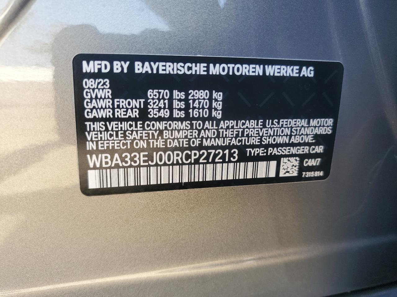2024 BMW 7 series