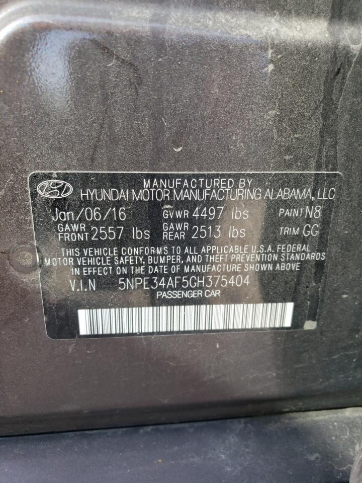 2016 HYUNDAI SONATA
