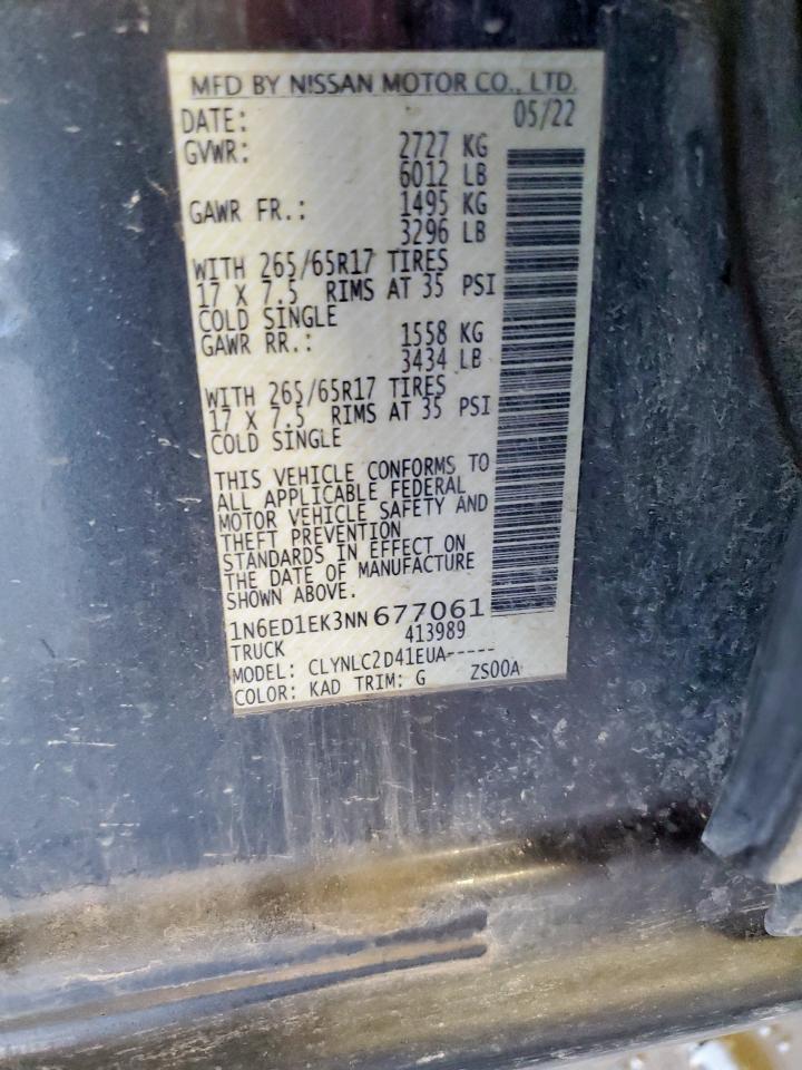 2022 NISSAN Frontier