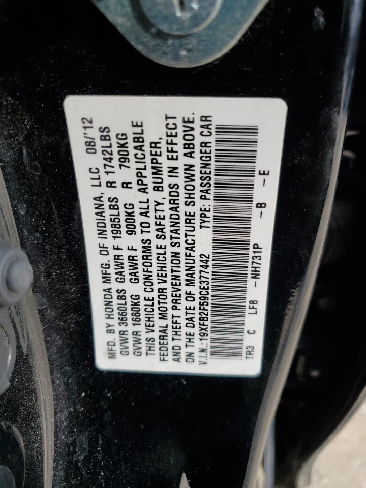 2012 HONDA CIVIC