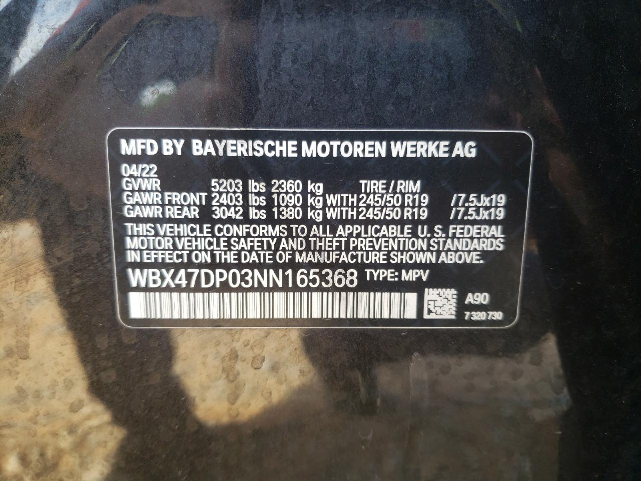 2022 BMW X3