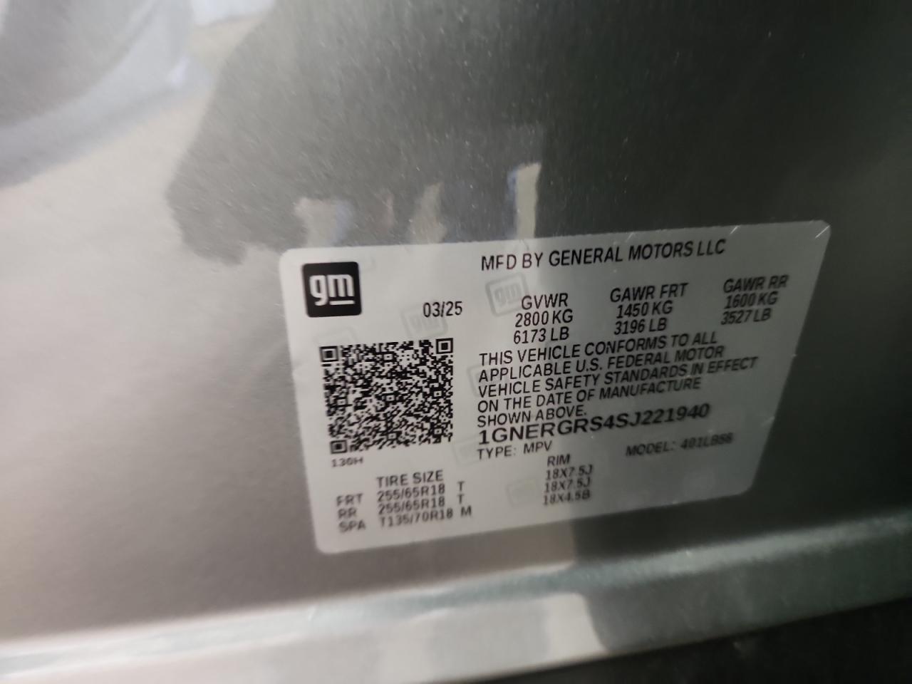 2025 CHEVROLET TRAVERSE