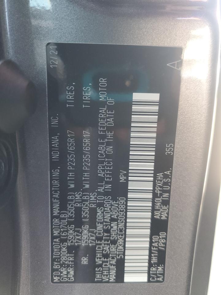 2022 TOYOTA SIENNA
