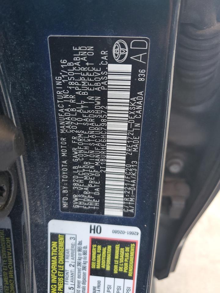 2017 TOYOTA COROLLA