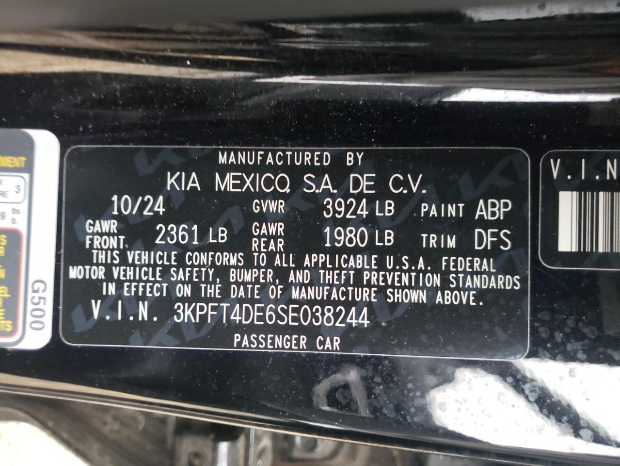 2025 KIA K4