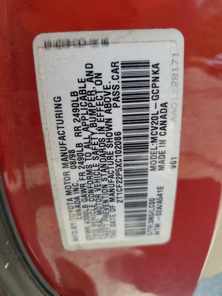 1999 TOYOTA CAMRY