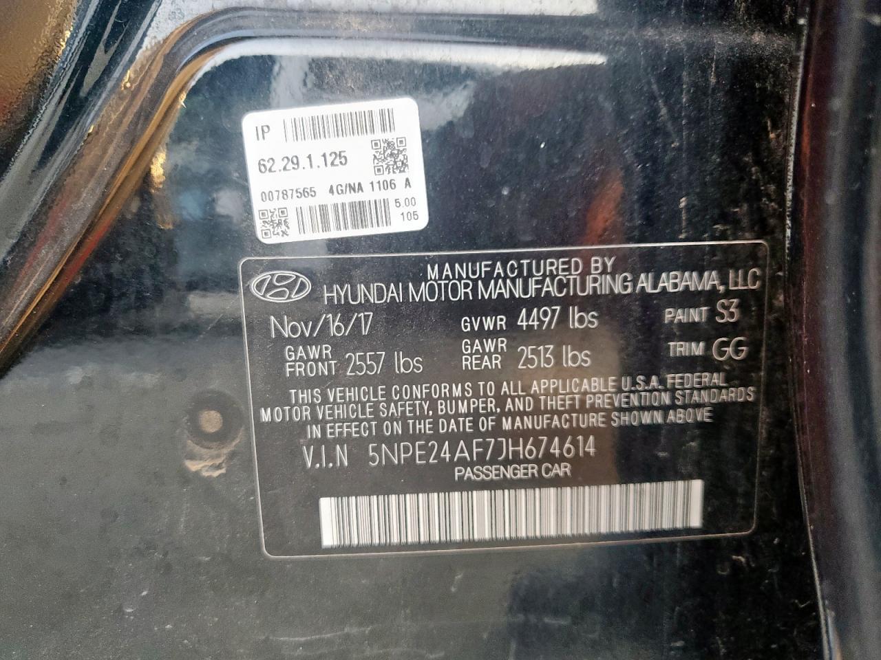 2018 HYUNDAI SONATA