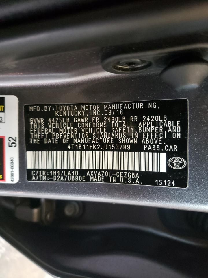 2018 TOYOTA CAMRY