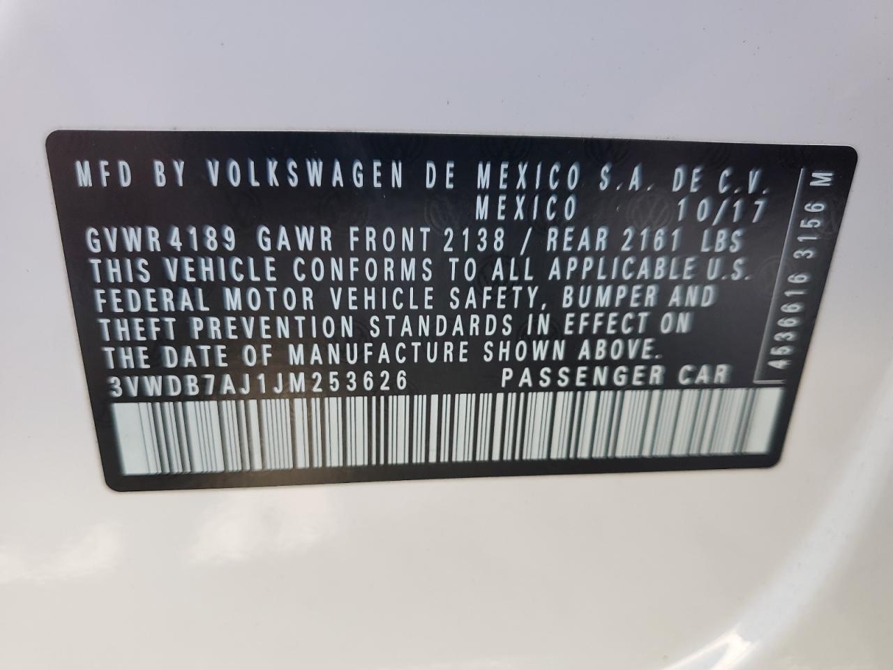 2018 VOLKSWAGEN JETTA