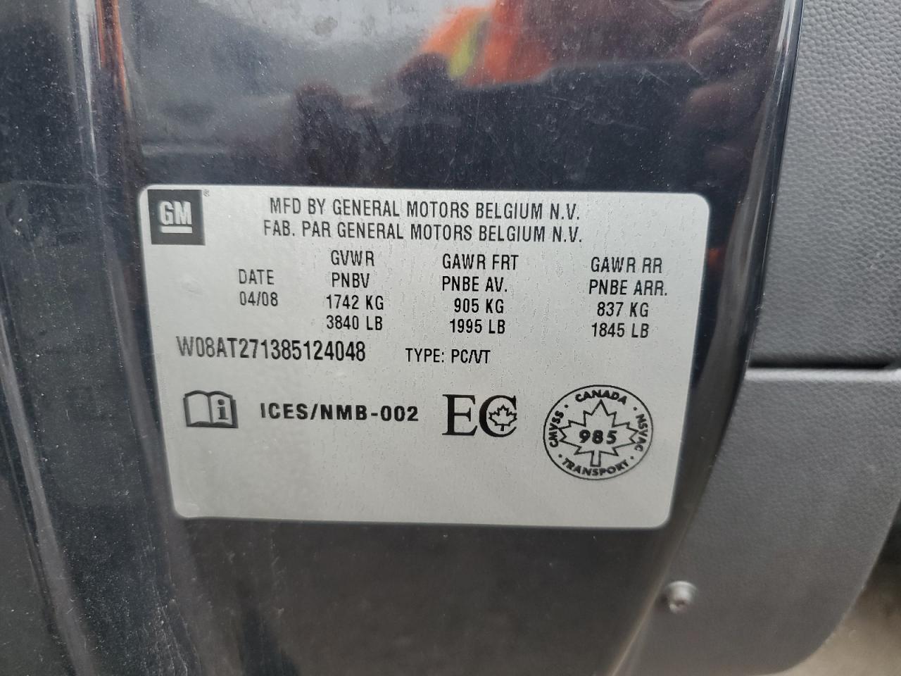2008 SATURN Astra