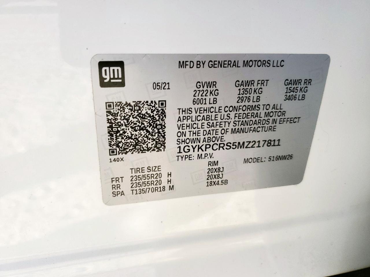 2021 CADILLAC XT6