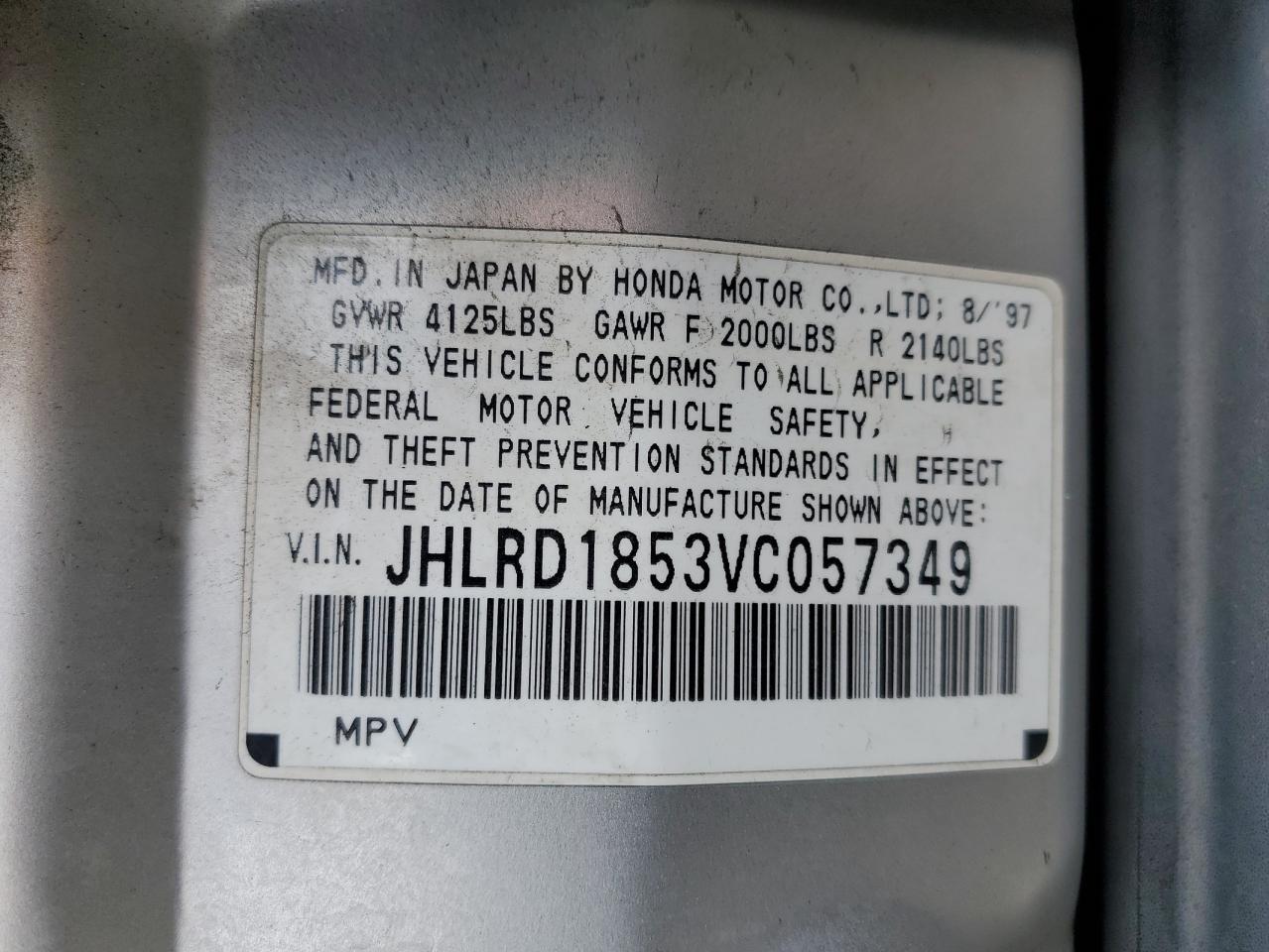 1997 HONDA CR-V