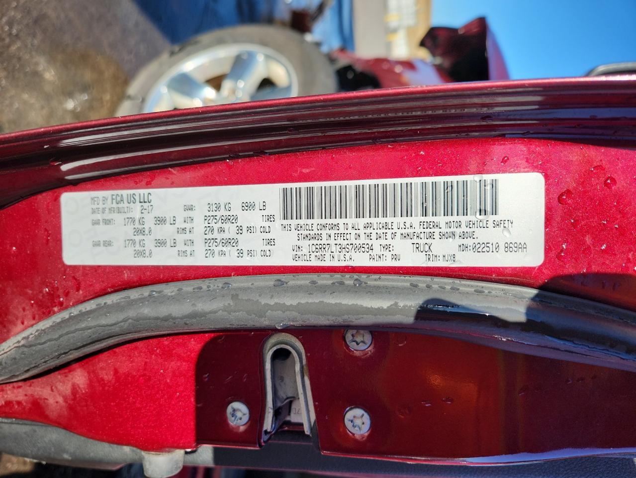 2017 RAM 1500