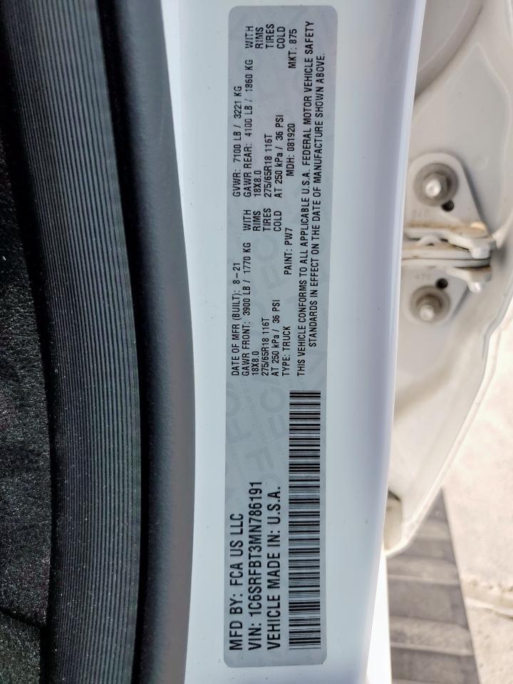 2021 RAM 1500