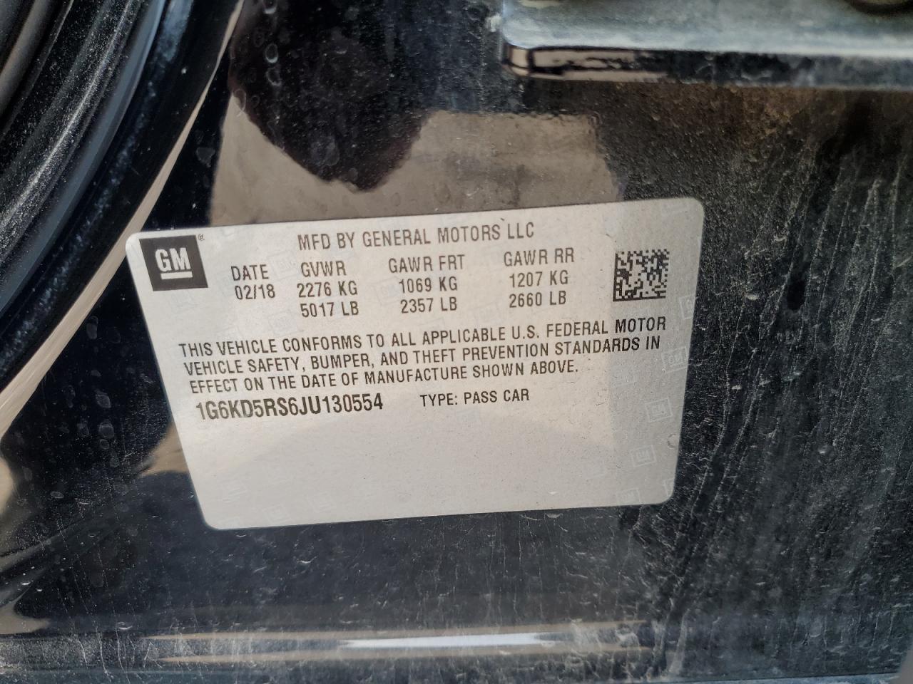2018 CADILLAC CT6
