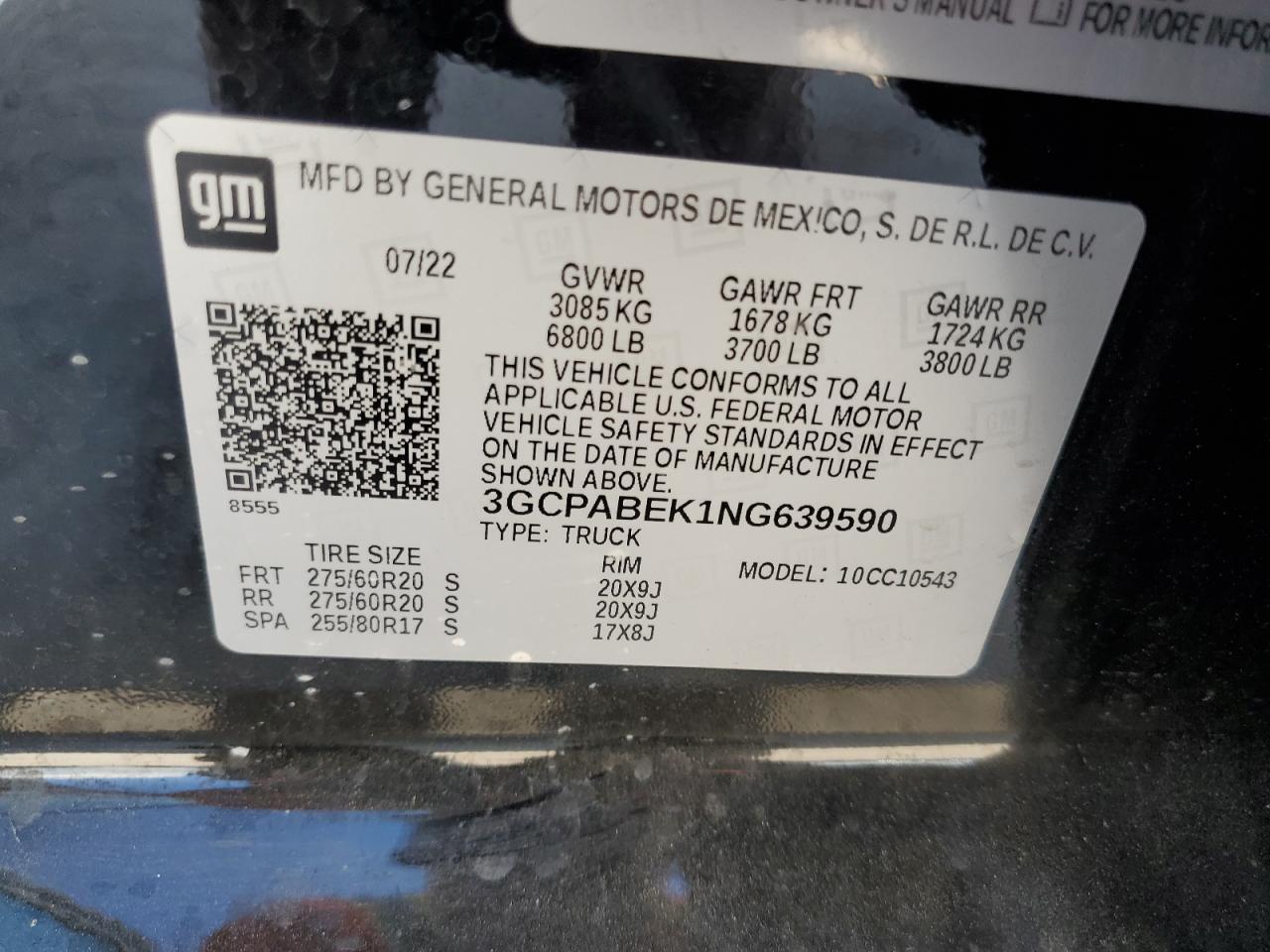 2022 CHEVROLET Silverado
