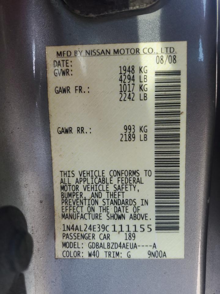 2009 NISSAN ALTIMA
