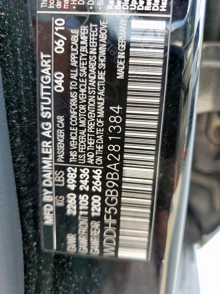 2011 MERCEDES-BENZ E-Class