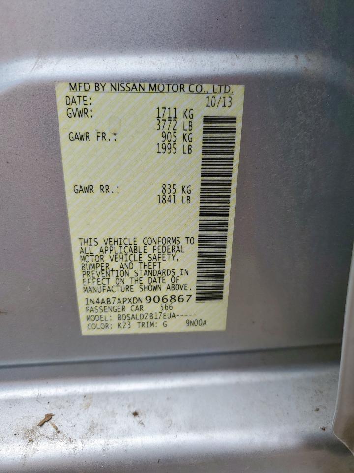 2013 NISSAN SENTRA