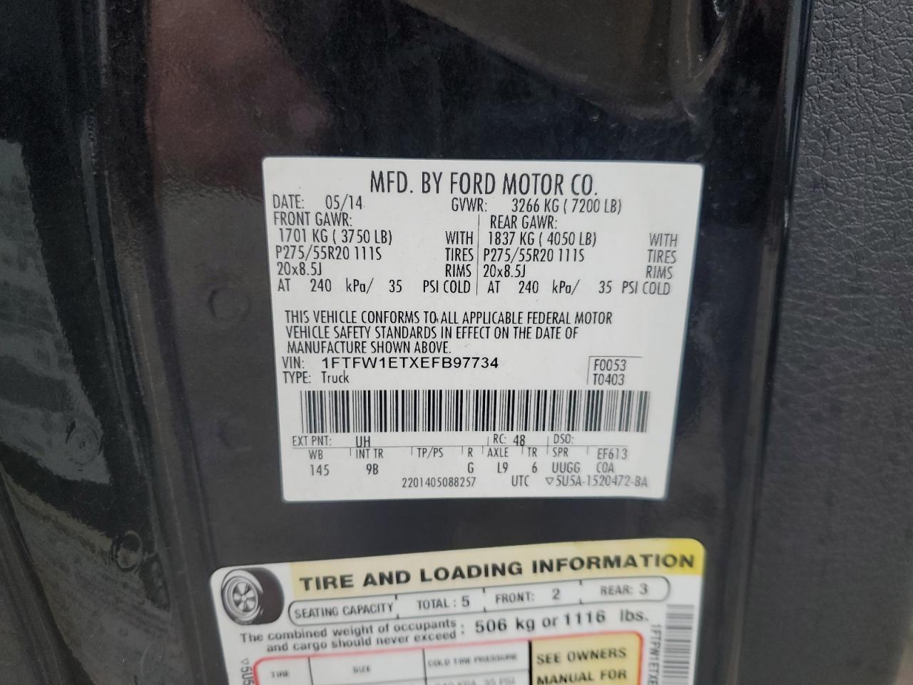 2014 FORD F-150