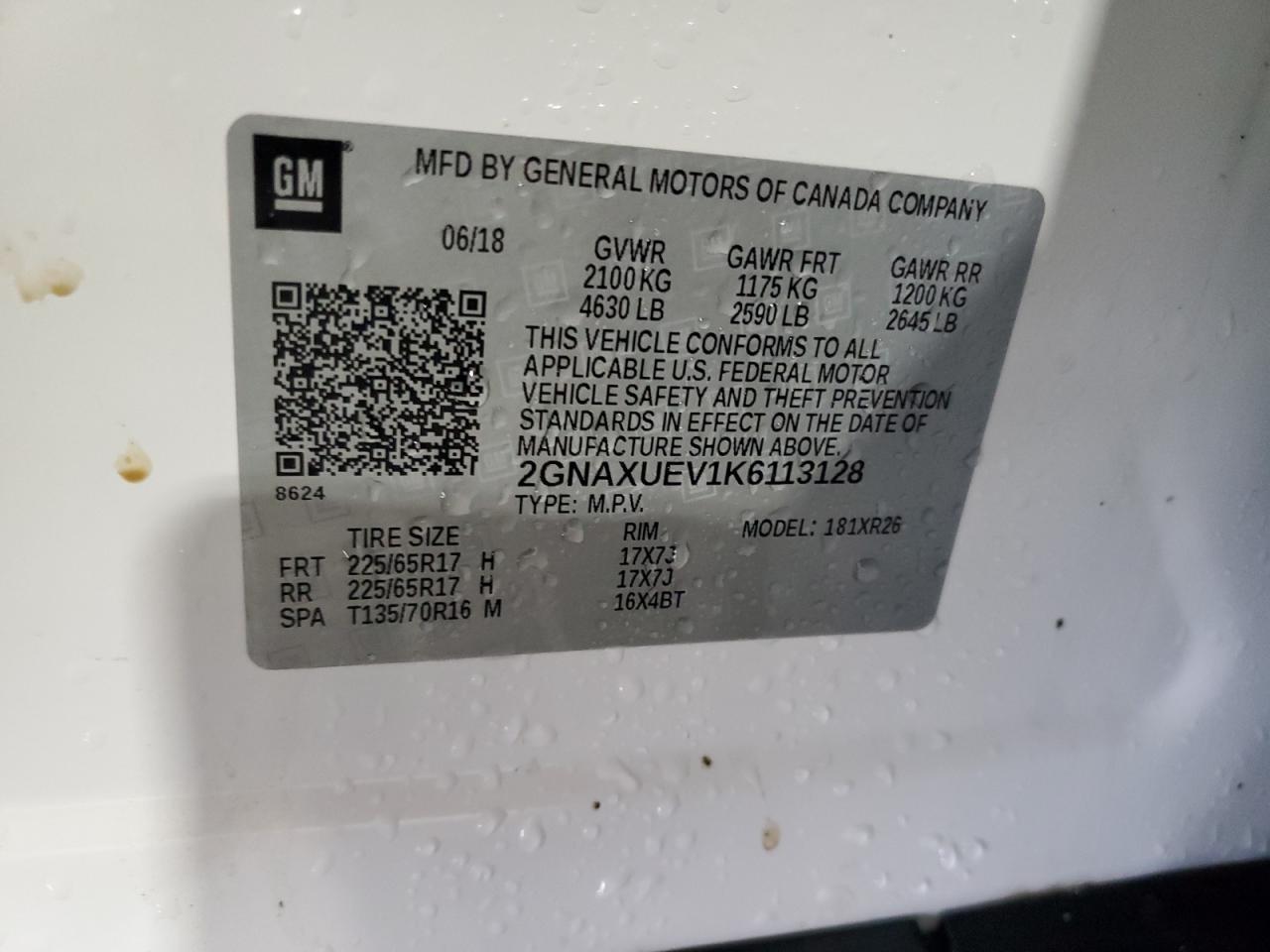 2019 CHEVROLET EQUINOX