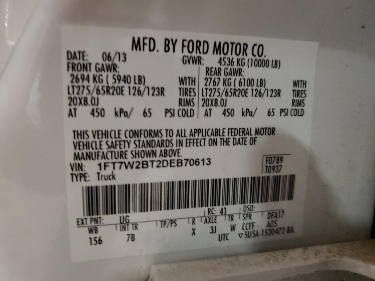 2013 FORD F-250