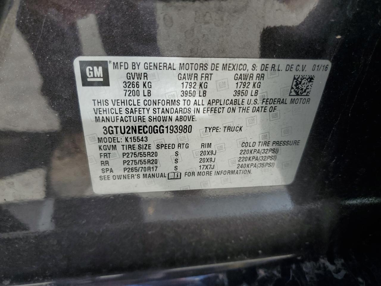 2016 GMC Sierra