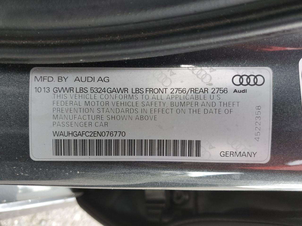 2014 AUDI A6