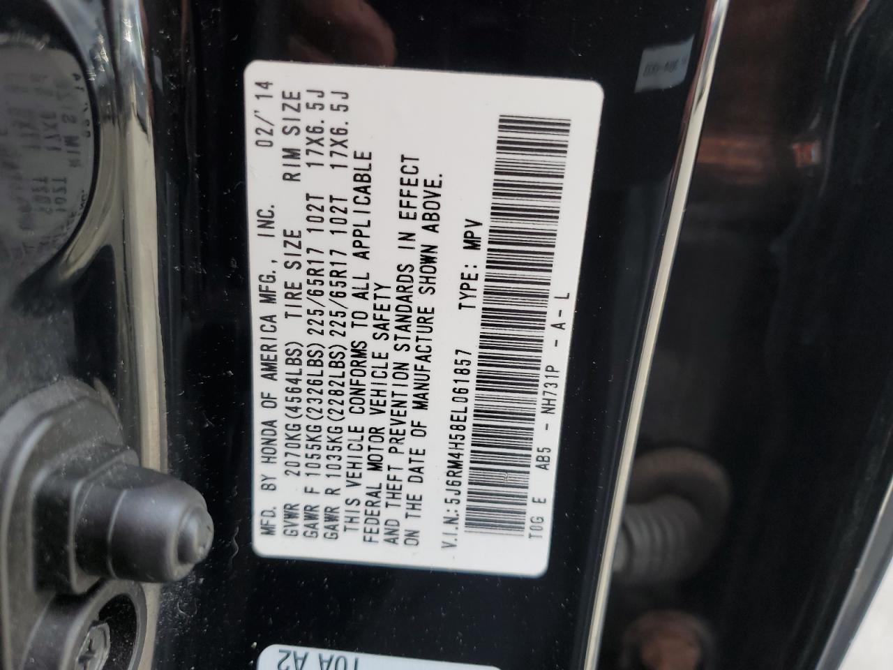 2014 HONDA CR-V