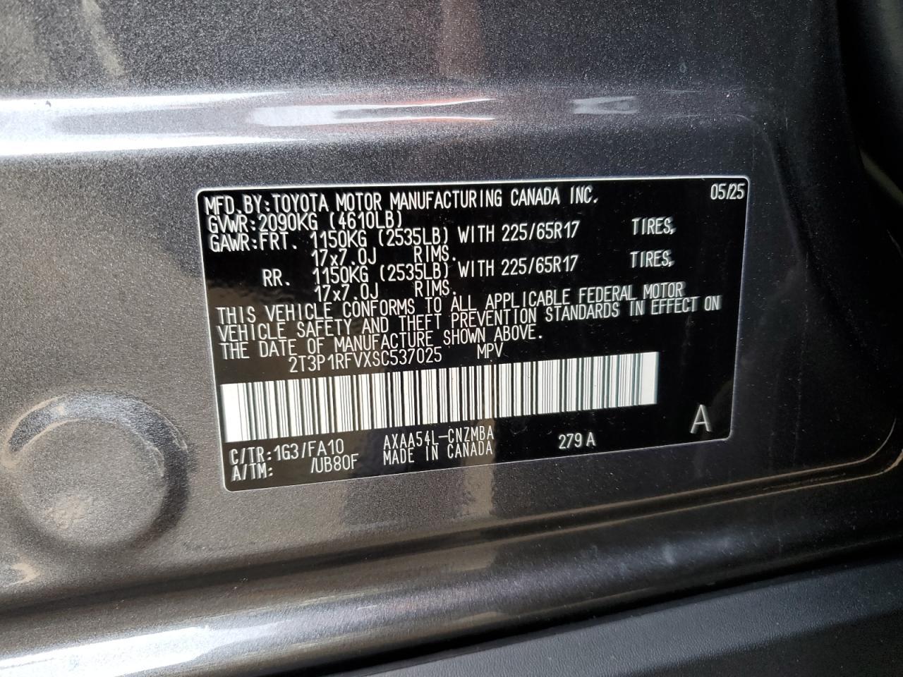 2025 TOYOTA RAV4