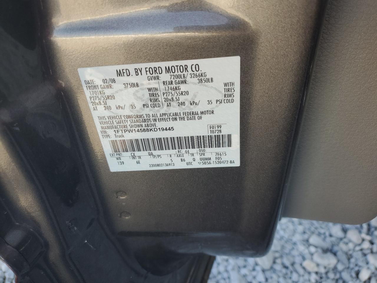 2008 FORD F-150