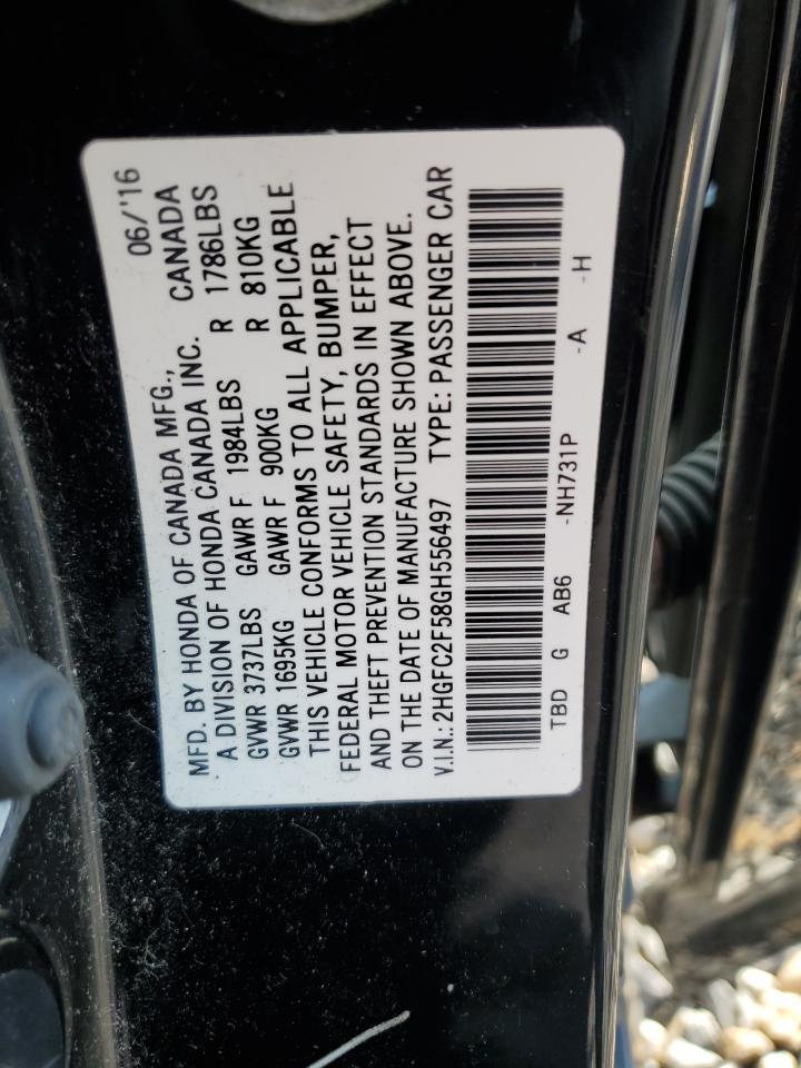 2016 HONDA CIVIC