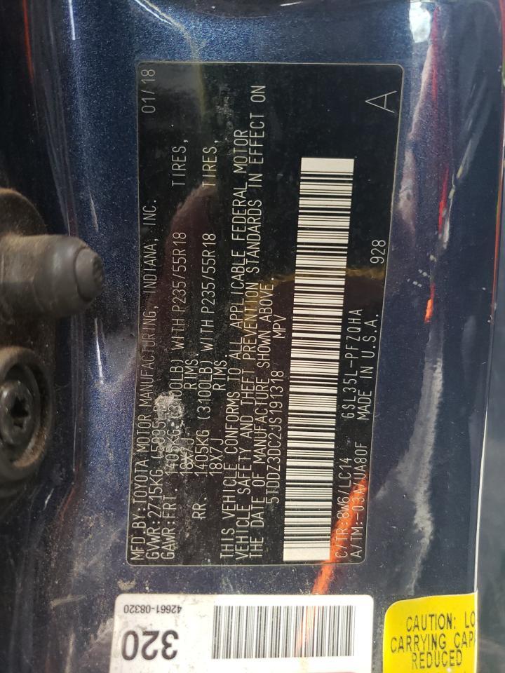 2018 TOYOTA SIENNA