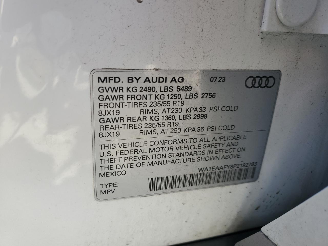 2023 AUDI Q5