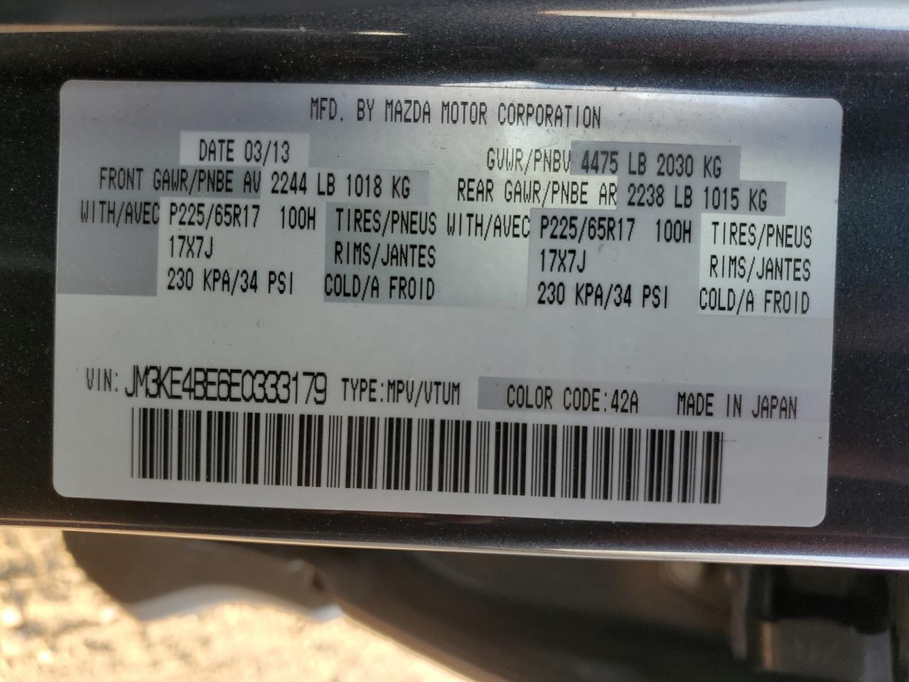 2014 MAZDA CX-5