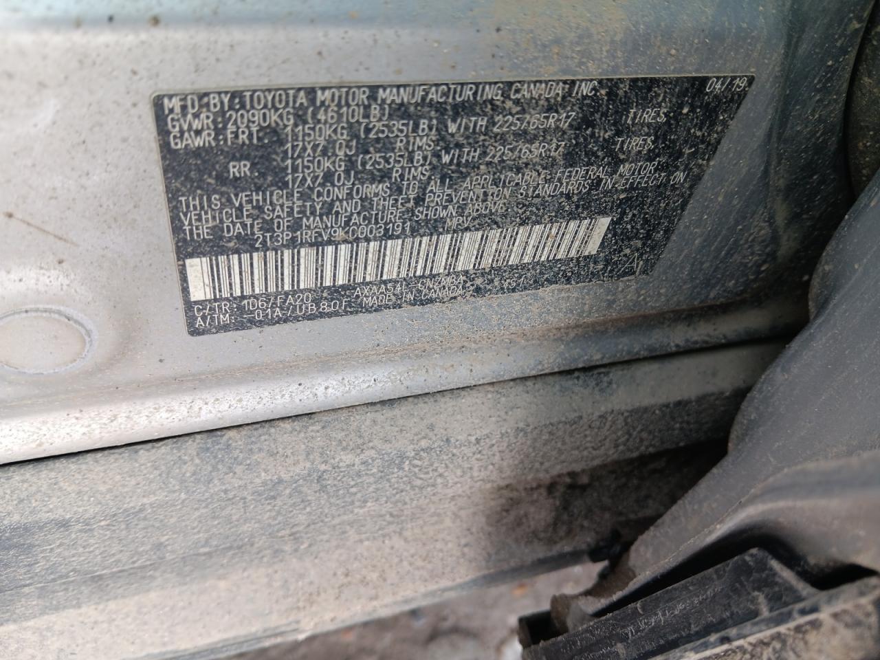 2019 TOYOTA RAV4