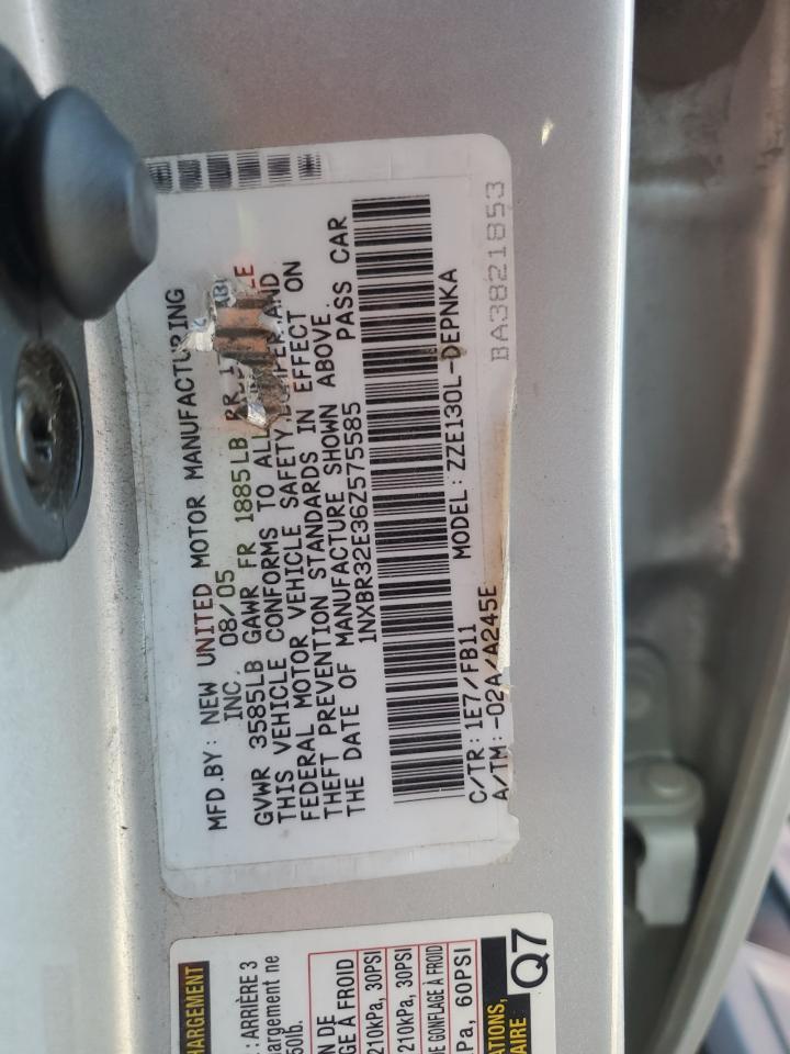 2006 TOYOTA COROLLA