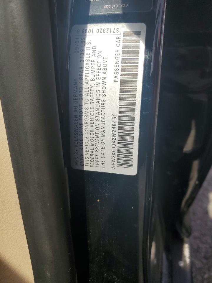 2002 VOLKSWAGEN JETTA